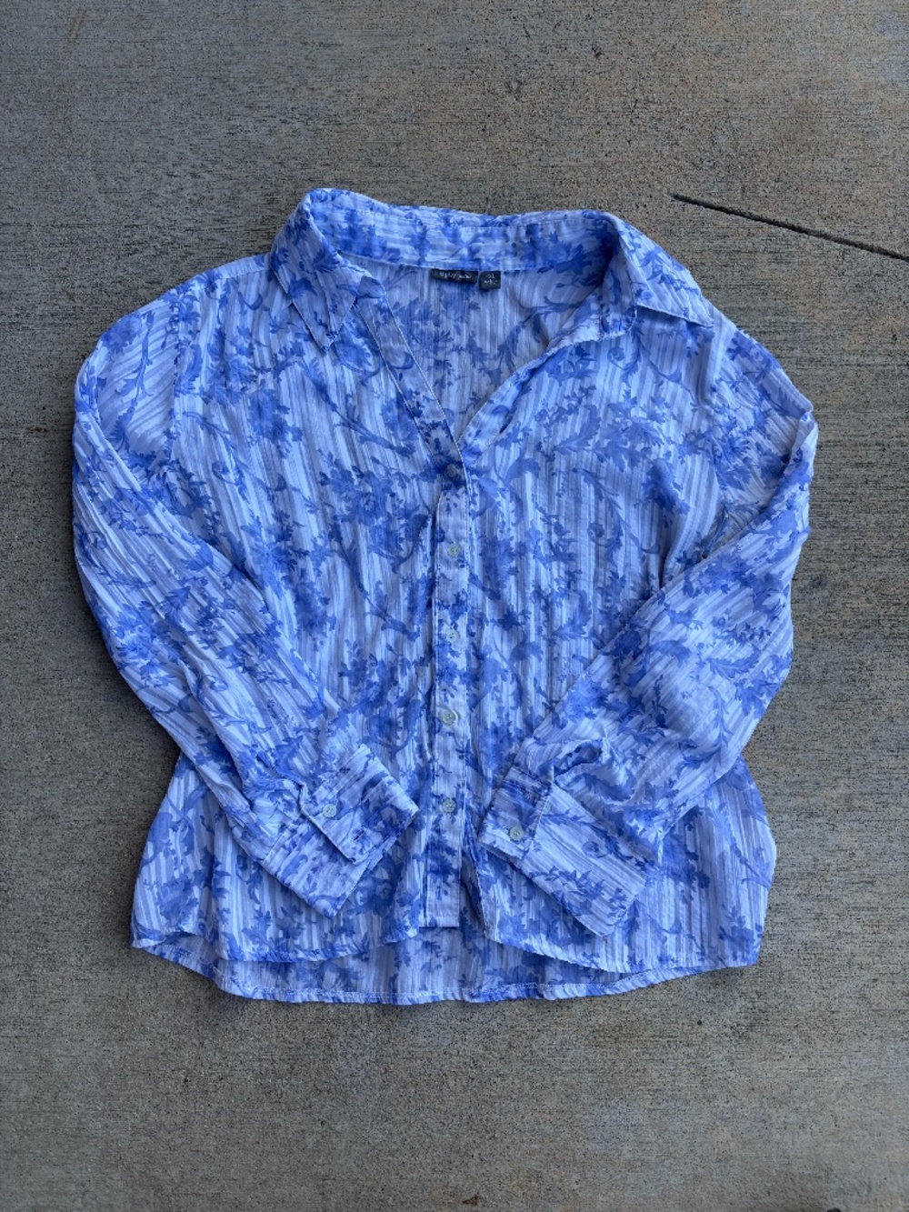 Apt 9 Floral Button Down Shirt